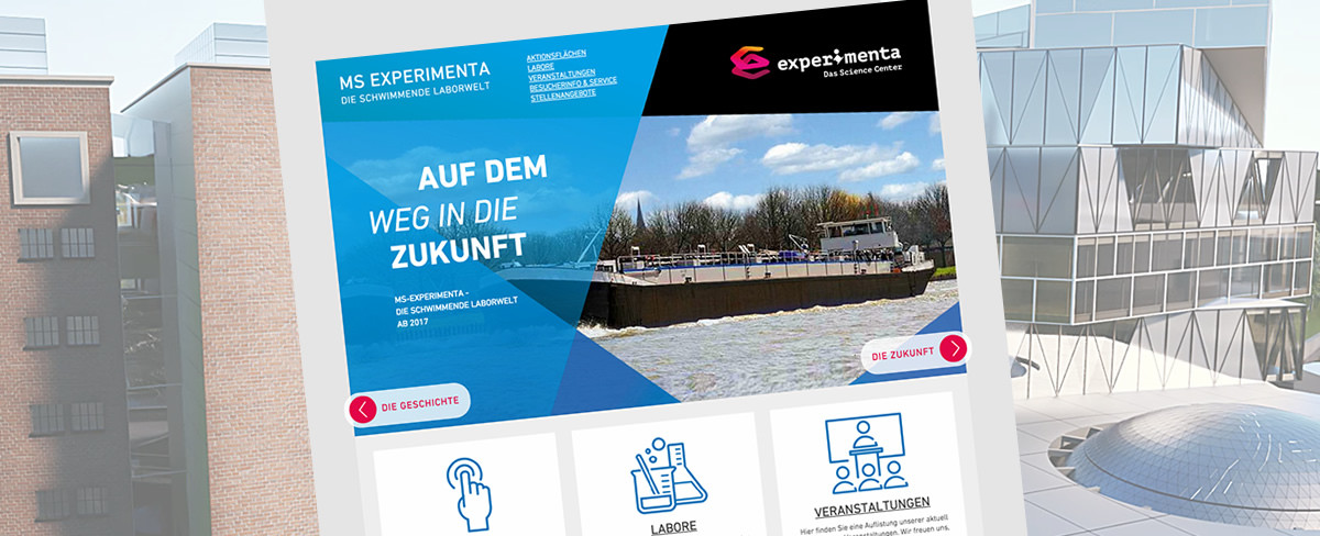 Relaunch experimenta - Das Science Center