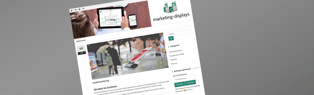 marketing-displays: Neuer Weblog zum Thema Werbung am Point of Sale