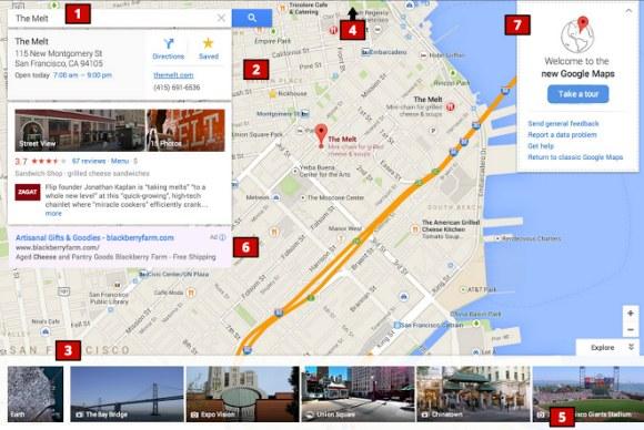 Google Maps im neuen Design