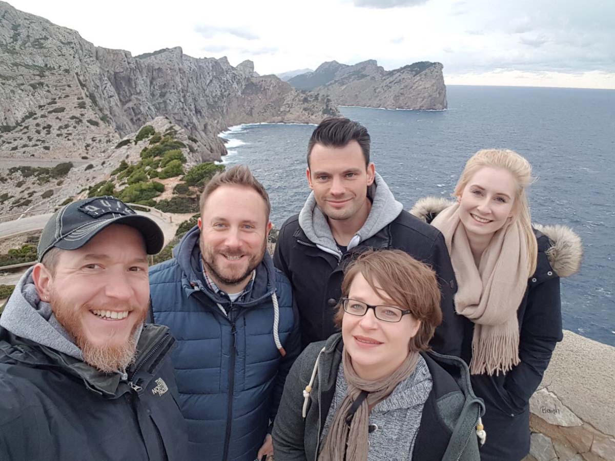 team bastamedia auf mallorca